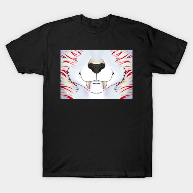 Fantasy Saber Mask White T-Shirt by KeishaMaKainn